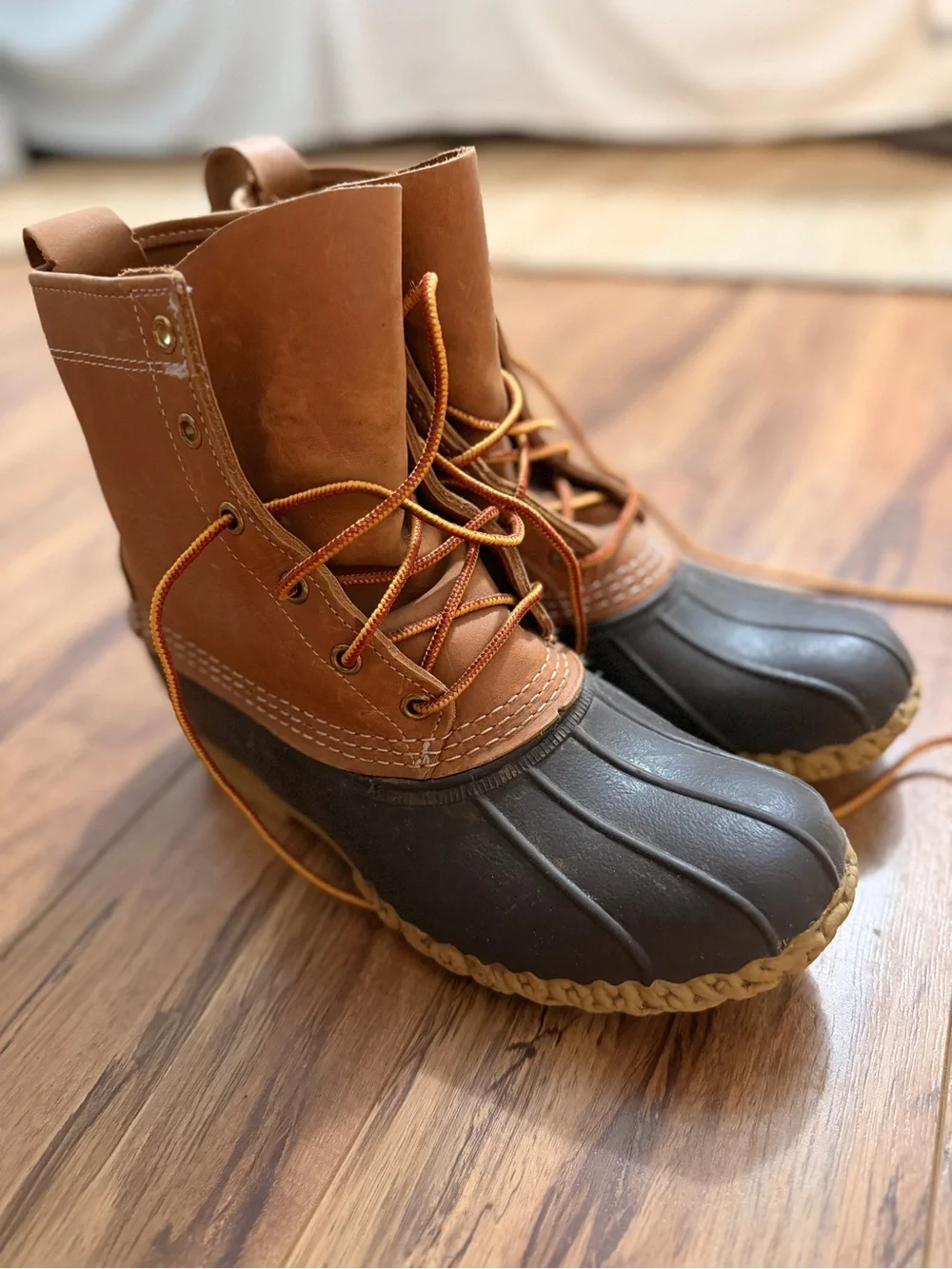 LL Bean Duck Boots women’s sz 8